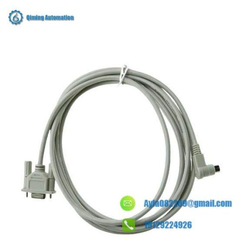 Rockwell Automation 1761-CBL-PM02, 8-pin Mini DIN to 9-pin D Shell RS232 Cable, Communication Module