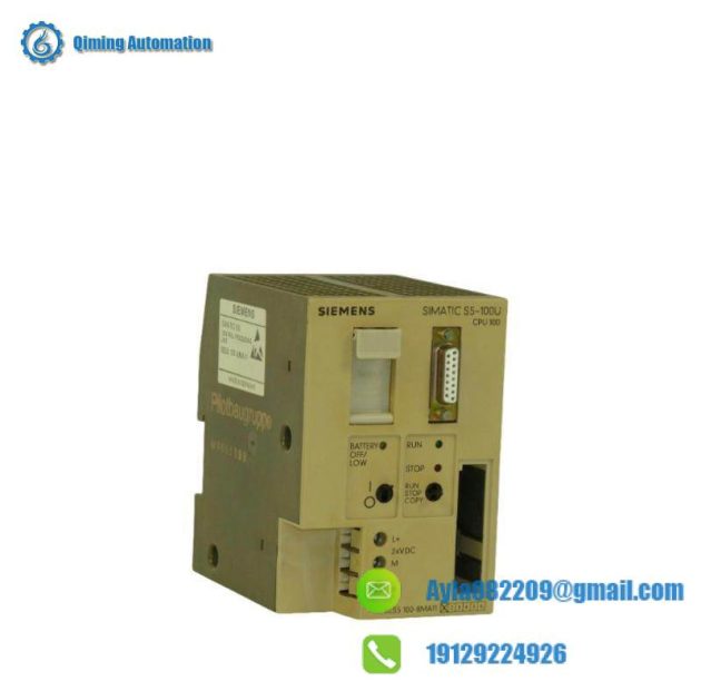 SIEMENS 6ES5100-8MA11 CPU 100 Processor Module: Industry Standard for Reliable Automation Solutions