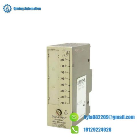 SIEMENS 6ES5431-8MD11 Digital Input Module - Comprehensive Control Solution for Industrial Automation