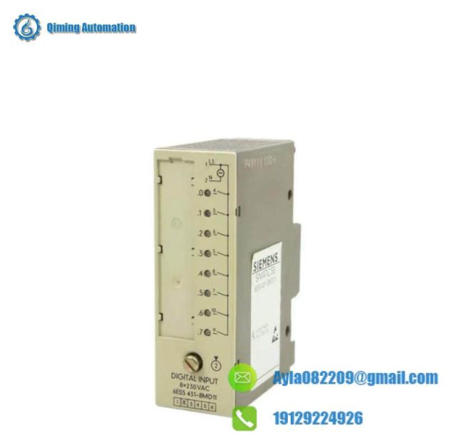 SIEMENS 6ES5431-8MD11 Digital Input Module - Comprehensive Control Solution for Industrial Automation
