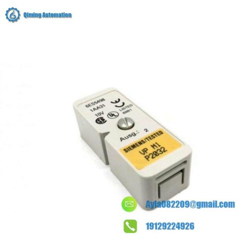 SIEMENS 6ES5498-1AA31 Analog Input SubModule - High Precision Measurement Module for Industrial Control Systems