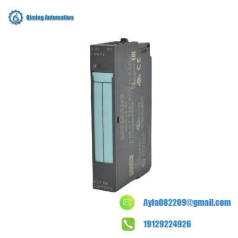 SIEMENS 6ES7134-4GB11-0AB0 Analog Input Module - Precise Data Acquisition for Industry Control