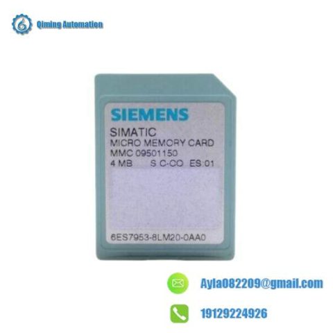 SIEMENS 6ES7953-8LM20-0AA0 Micro Memory Card for Industrial Control Systems