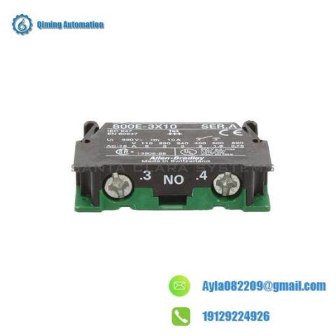 AB 800E-3X10 Contact Block, Control Module