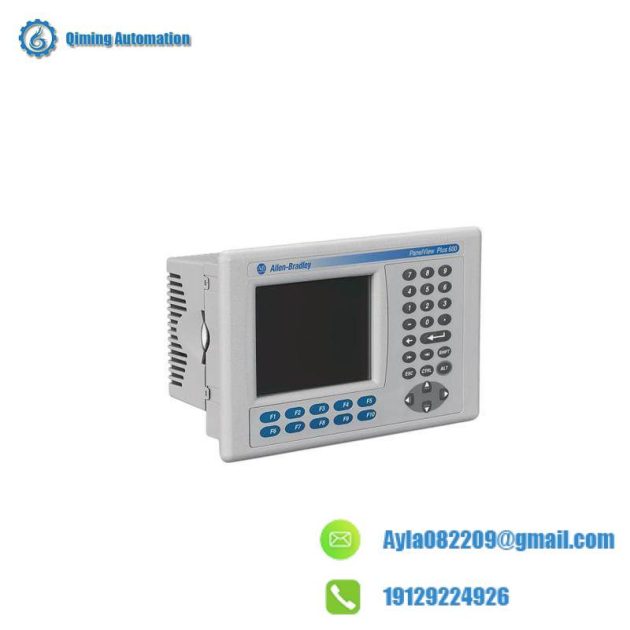 Allen-Bradley 2711P-B6C20D PanelView Plus 600 Compact Terminal, Touchscreen, 5.5 Inch Display, Ethernet, RS-232 & Modular Communication Interface, DC Power, 64MB RAM, 64MB FLASH