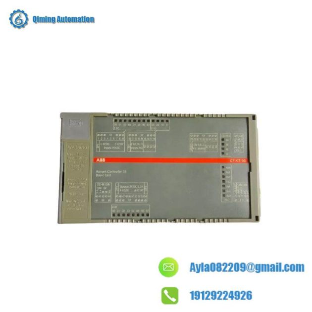 ABB 07KT95 Advant OCS 07 KT 95 Control Unit: Industrial Automation Solutions
