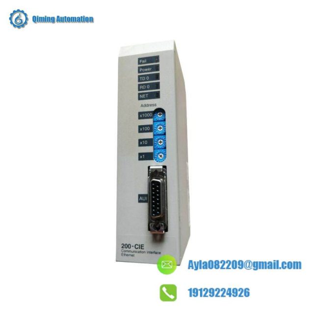 ABB 200-CIE Ethernet Communication Interface, High-Speed Data Transfer Solutions
