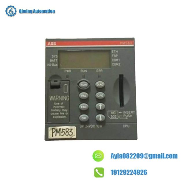 ABB AC500 CPU PM583-ETH: High Performance Modular Control Solution