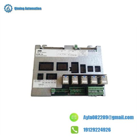 ABB ACRB-033HNE08250-1: Safety Cabinet Relay Board for Industrial Controls