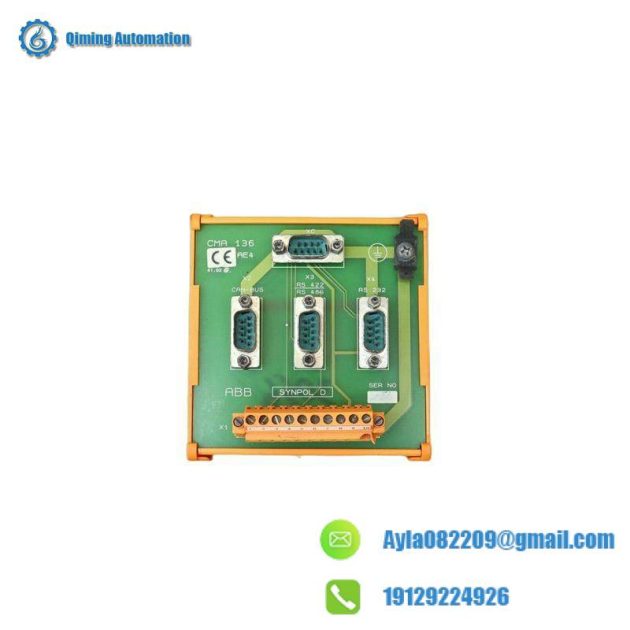 ABB CMA136 3DDE300416 Generator Relay Terminal Board, Industrial Automation Components