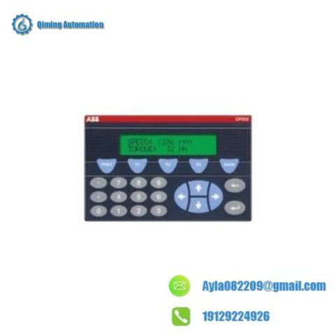 ABB CP502/RS232 Control Panel - Advanced Text Display for Industrial Automation
