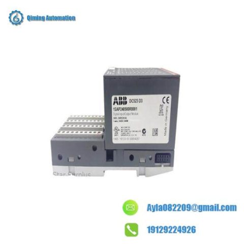 ABB DC523 D3 - 1SAP240500R0001 - Digital Input Output Module, Optimized for Industrial Automation