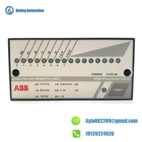 ABB ICSM06A6 - Analog I/O Remote Unit