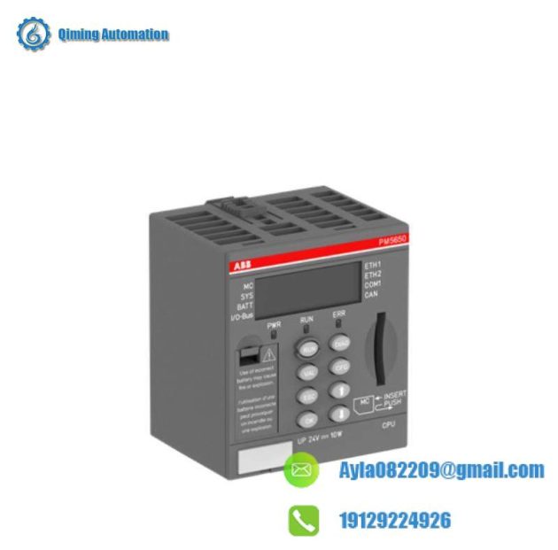 ABB PM5650-2ETH | 1SAP141000R0278 Processor Module, Advanced Control Solution