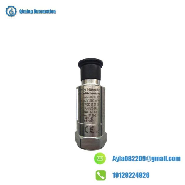 Bently Nevada 177230-02 Seismic Transmitter for Industrial Control
