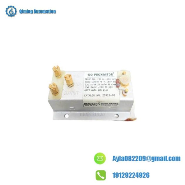 BENTLY NEVADA 20929-02 Proximity Transducer, Precision Measurement Innovation