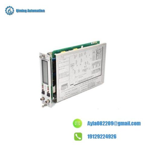 Bently Nevada 3300/26 Dual Accelerometer RMS Monitor - Precision Monitoring for Industrial Control Systems