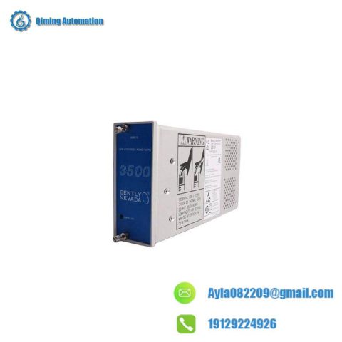 Bently Nevada 3500/15 Input Module 106M1081-01, Precision Control Solutions for Industry