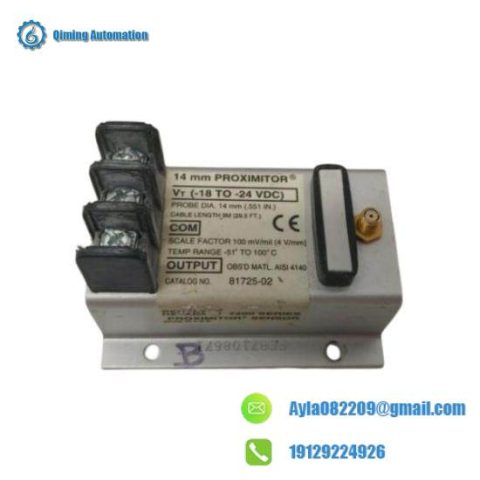 Bently Nevada 81725-02 Proximity Transducer - Precision Measurement for Industrial Control