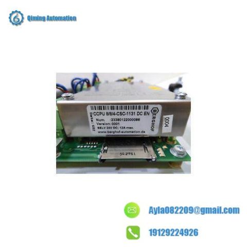 Berghof CCPU 8/8/4-CSC-1131 New: Industrial Control Module