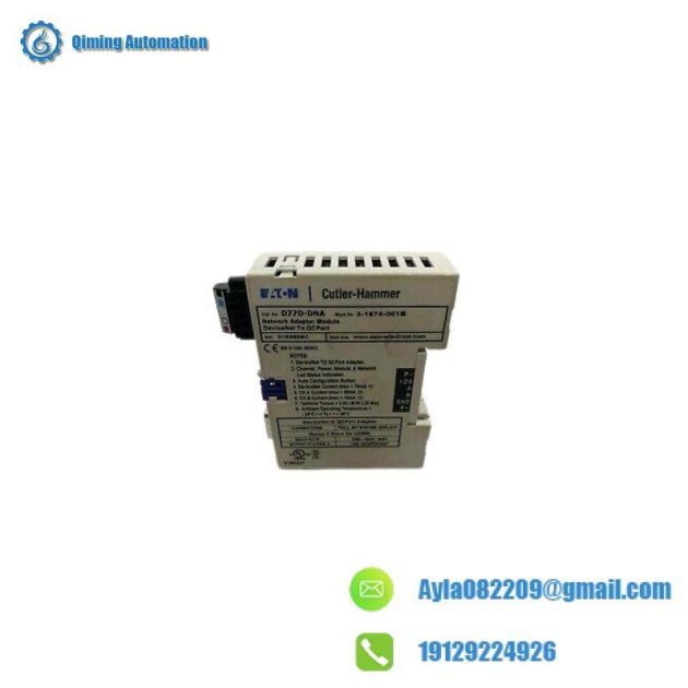 Cutler-Hammer Eaton D77D-DNA Adapter Module: Industrial Control Solutions