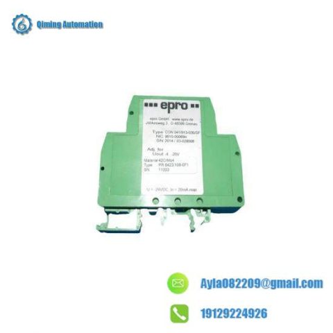 Emerson CON041/913-030/SF: EPRO Eddy Current Signal Converter, High Precision, Industry-grade