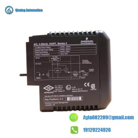 Emerson DeltaV VE4005S2B1 Analog Output Card: Precision Control for Industrial Automation