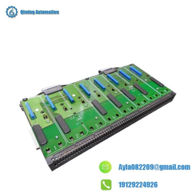 Emerson KJ4001X1-BE1 REV:L - 8 Wide I/O Carrier with Shield Bar
