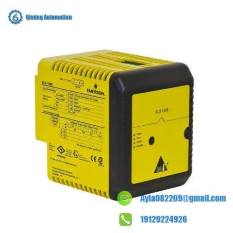 EMERSON SLS1508 KJ2201X1-BA1 12P3162X122: Smart DeltaV Safety System Logic Solver