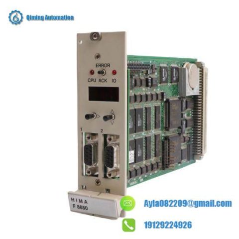HIMA F8650 CPU Controller, High-Performance Industrial Control Module