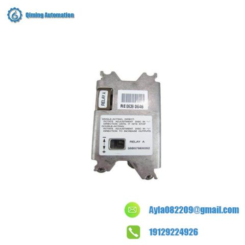 FISHER 38B5786X052 Relay Assembly, for Reliable Process Control Systems