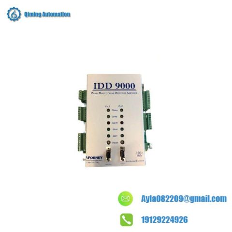 FORNEY IDD 9000 408100-00 Panel Mount Dual Channel Flame Amplifier