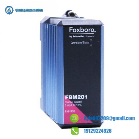 FOXBORO FBM201 RH914SQ: Channel Isolated 8-Input Module for Industrial Control Systems