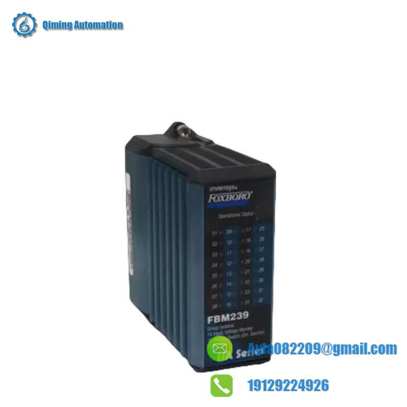 FOXBORO FBM239 P0927AG Voltage Monitor - Precision Control for Industrial Applications