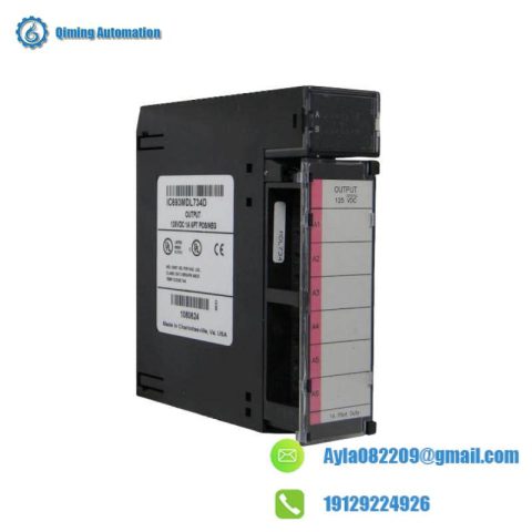 GE IC693MDL734D: Industrial Positive/Negative Logic Output Module, 1 Amp Capacity