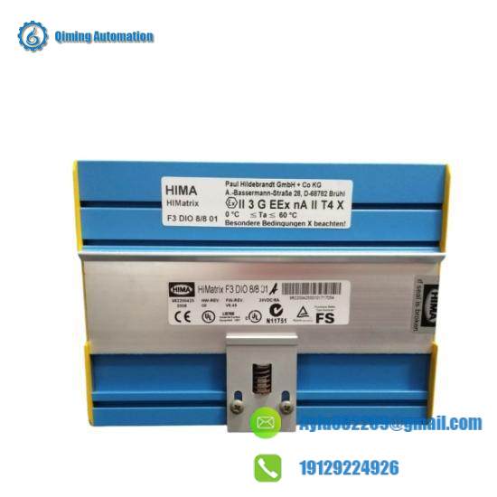 HIMA F3 DIO 8/8 01 | Hiamtrix F3 DIO 8/8 01 Control Module