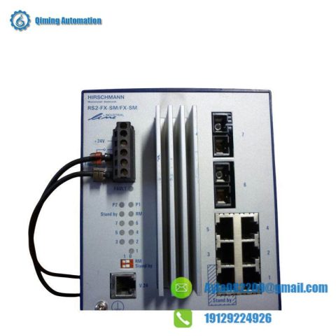 Hirschmann RS2-FX-SM/FX-SM Ethernet Rail Switch - Advanced Networking for Industrial Automation