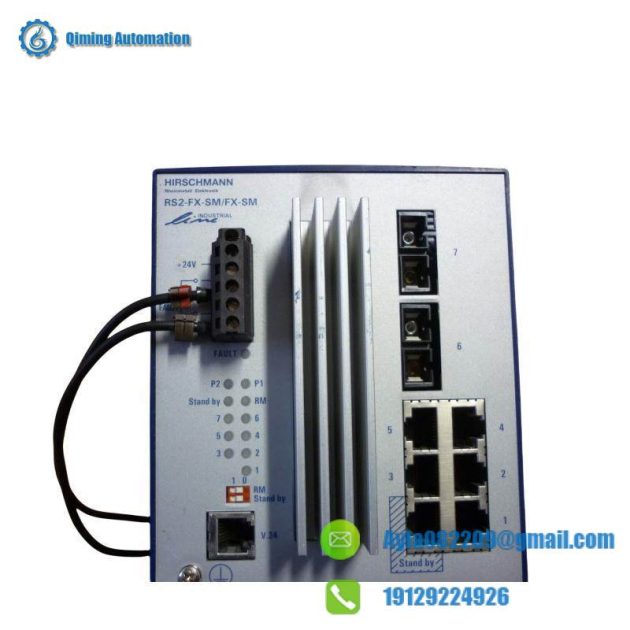 Hirschmann RS2-FX-SM/FX-SM Ethernet Rail Switch - Advanced Networking for Industrial Automation