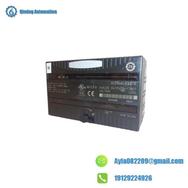 GE Fanuc IC200ALG327: High Precision Analog Output Module for Industrial Automation