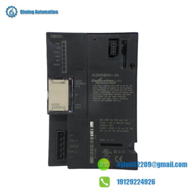 GE Fanuc IC200DBI001: Advanced DeviceNet Network Interface Unit