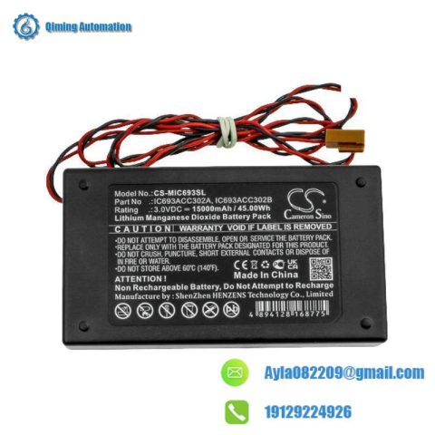 GE IC693ACC302A Auxiliary Battery Module - Essential Power Supply for Industrial Automation