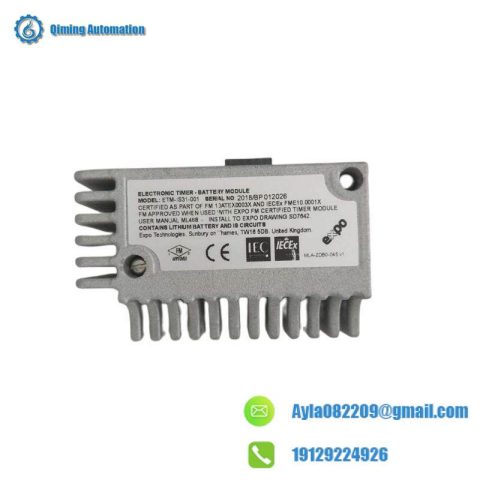 IEC ETM-ISO1-001 Battery Module: Innovative Power Solution for Industrial Automation, 200 Characters