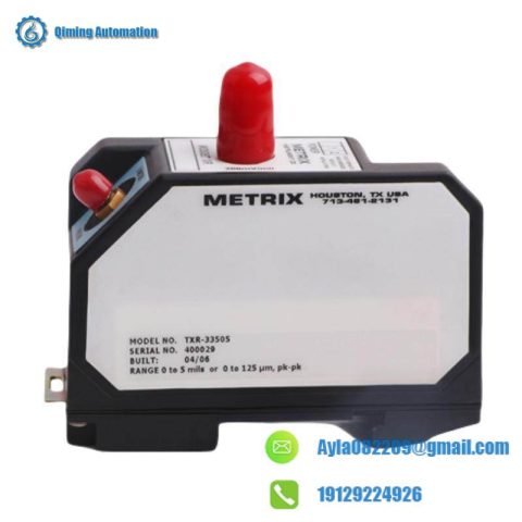 METRIX TXR-33505 Transmitter, Precision Measurement for Industrial Control