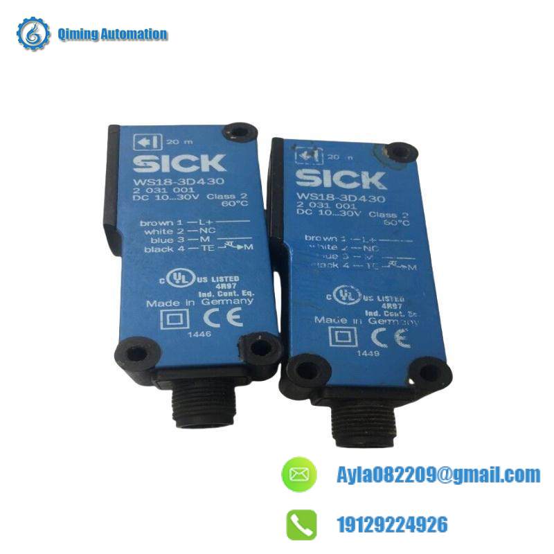 sick_ws18-3d430_sensor.jpg SICK WS18-3D430 3D Time-of-Flight Sensor