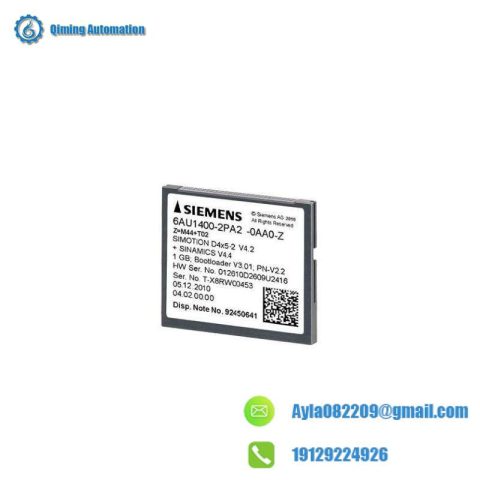 SIEMENS 6AU1400-2PA02-0AA0: 1 GB Compact Flash Card for Industrial Automation
