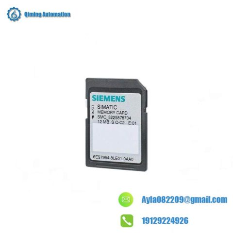 SIEMENS 6ES7954-8LC03-0AA0: Advanced SIMATIC S7 Memory Card for Industrial Automation
