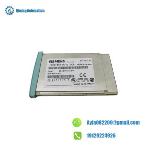 Siemens 6ES7 952-0AF00-0AA0 - High-Performance 4MB RAM Memory Card for Industrial Control