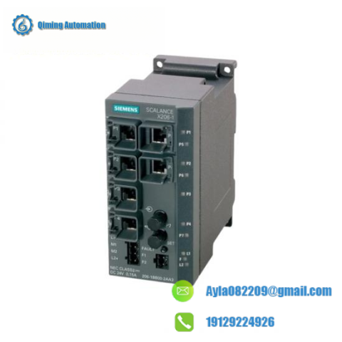 Siemens 6GK5206-1BB10-2AA3 SCALANCE X206-1 Industrial Ethernet Switch, SIMATIC Control Module