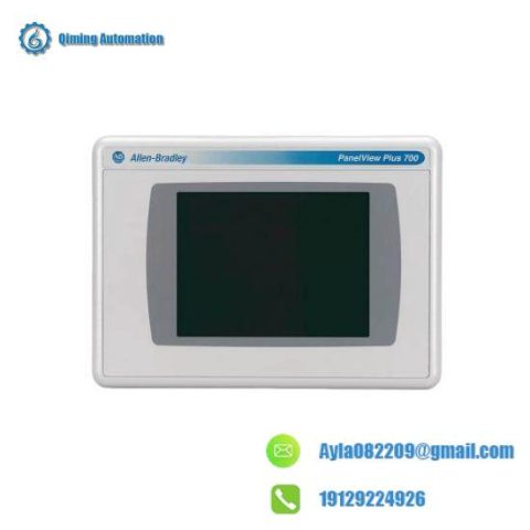 AB Control Systems 2711P-RDT7CM Marine Display: 6.5-inch Color Touch Screen for Industrial Control, Weatherproof & Durability