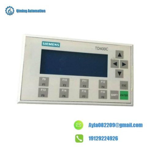 SIEMENS SIMATIC TD400C Operator Panel 6AV6640-0AA00-0AX0